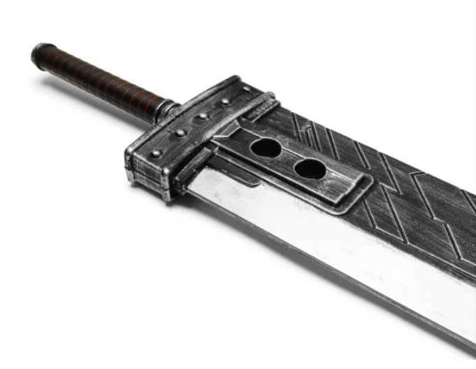 Giant Buster Foam Sword with Black & Red Handle - Final Fantasy VII