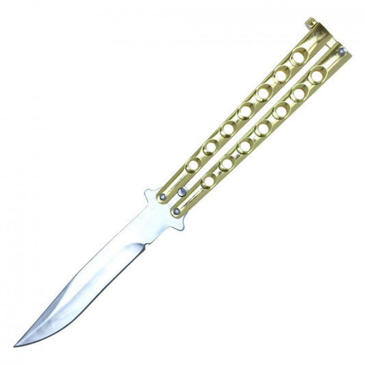 Gold Butterfly Knife
