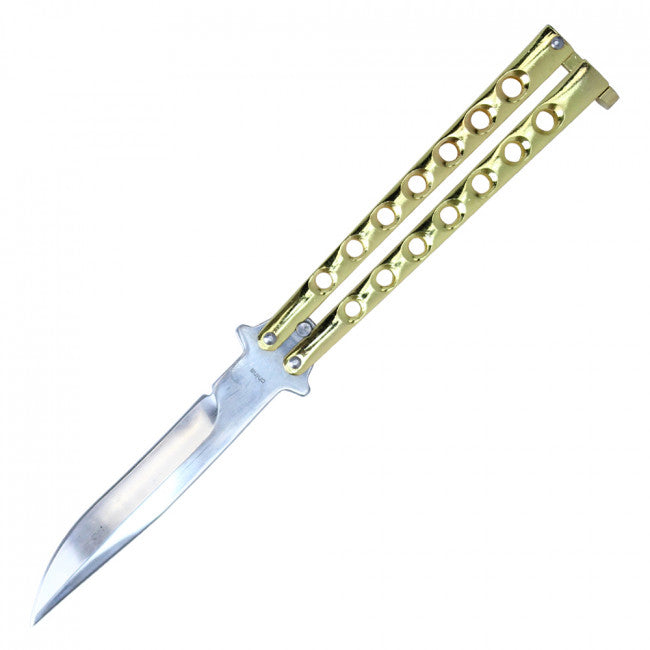 Gold Butterfly Knife