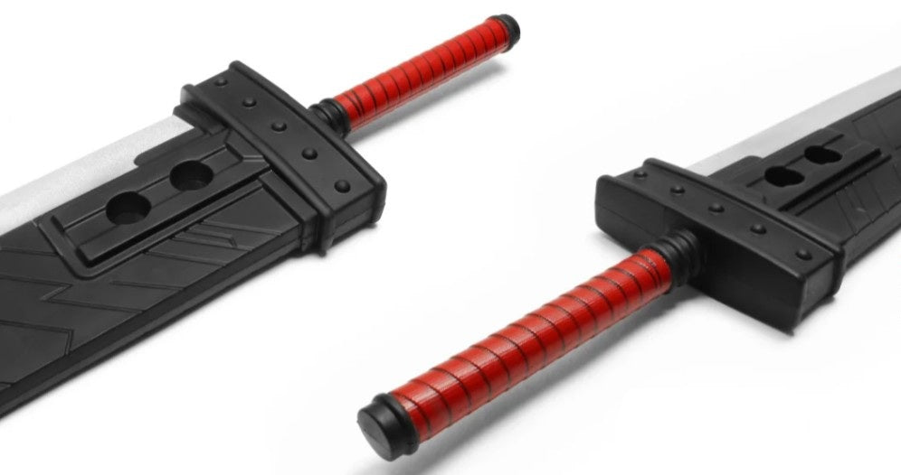Giant Buster Foam Sword with Red Handle - Final Fantasy VII
